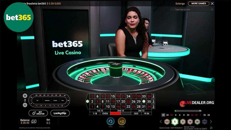 5 dịch vụ hấp dẫn nhất tại casino Bet365